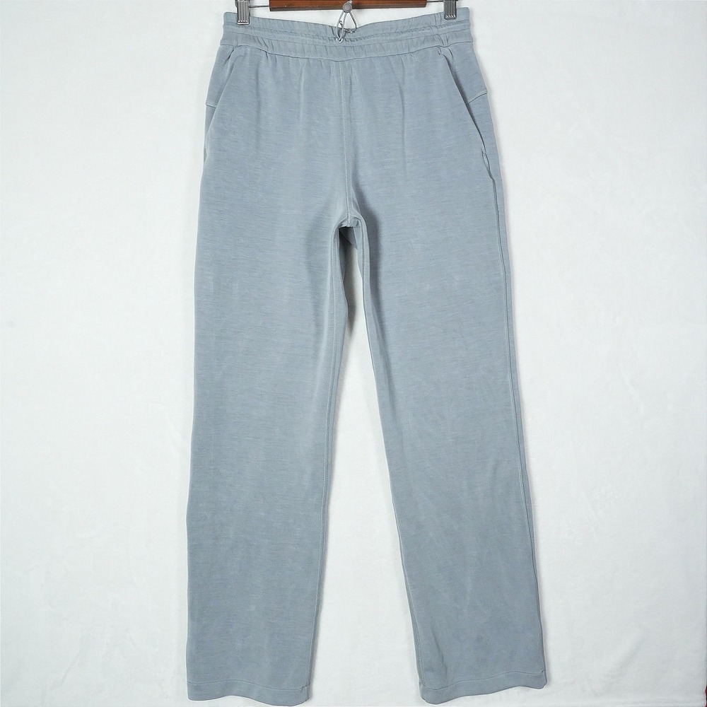 Lululemon Softstreme Straight-Leg Pants Grey Blue High Rise Size 6 LW5EGTS